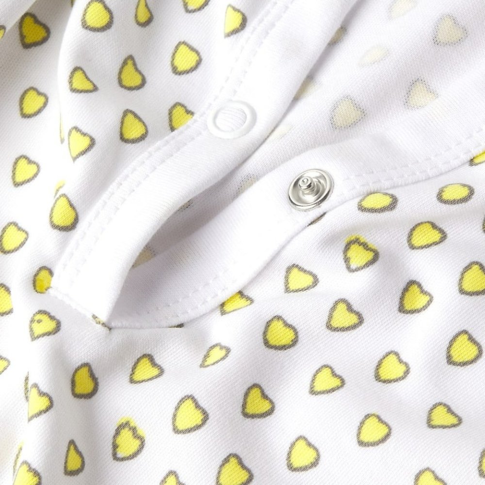 Roller Rabbit Yellow Hearts Pajama Set ๐ - Picture 2 of 3